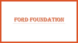 Ford and Rockefeller Foundations: Philanthropic Contributions in India