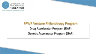 Foundation for Prader-Willi Research: Advancing Therapies for PWS