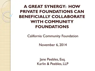 Private Foundations: Advantages, Benefits, and Collaborations