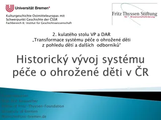 History of Child Welfare in East-Central Europe: Transformations and Challenges