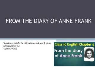 Insights from the Diary of Anne Frank