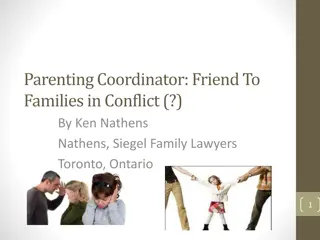 Parenting Coordinators in Family Law and Conflict Resolution