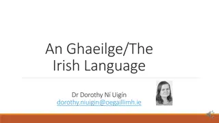 Exploring the Richness of the Irish Language through History and Education