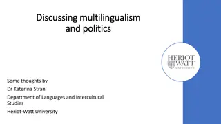 The Intersection of Multilingualism and Politics: Insights by Dr. Katerina Strani