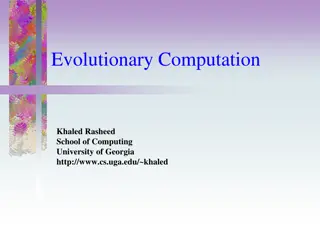 Evolutionary Computation and Genetic Algorithms Overview