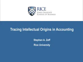 Tracing Intellectual Origins in Accounting: A Journey of Thought Evolution