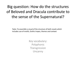 Analyzing Supernatural Elements in the Structures of Beloved and Dracula