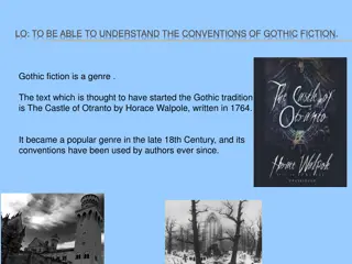 Gothic Fiction Conventions in Literature