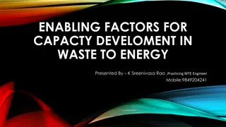 Capacity Development in Waste to Energy Sector in India