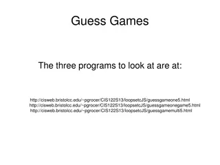 JavaScript Guess Number Game - Loop Implementation