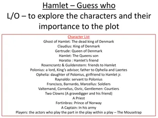 Exploring Hamlet's Characters: Guess Who?