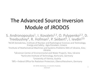 Advanced Source Inversion Module of JRODOS Presentation at 5th NERIS Workshop