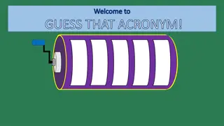 Guess That Acronym Challenge - Test Your Knowledge with Fun Acronyms