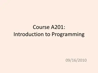 Introduction to Python Programming Concepts and Basics