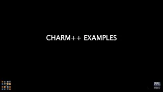 Parallel Computing Examples in CHARM++