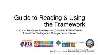 The 2020 Arts Education Framework for California Public Schools