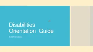 Inclusive Disability Orientation & Activities Guide