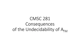 Undecidability Consequences and Other Problems in Computer Science