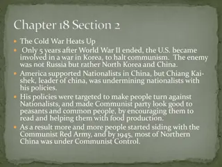 The Cold War Heats Up: Korea and China Conflict