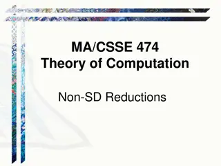 Non-SD Languages in Theory of Computation