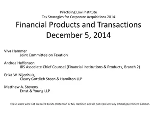 Tax Strategies for Corporate Acquisitions - Hedging FX Purchase Price of Target