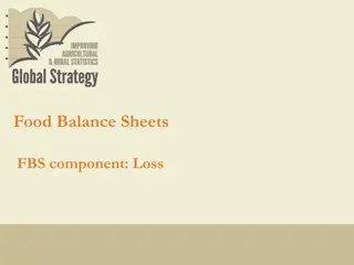 Food Loss and Waste in Food Balance Sheets