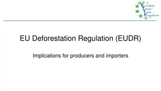 The EU Deforestation Regulation (EUDR) and Its Implications