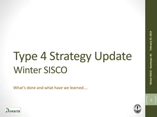 Strategy Update on Winter SISCO Project in Kamloops, BC