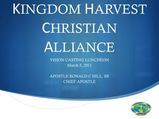 Kingdom Harvest Christian Alliance Vision Casting Luncheon with Apostle Ronald C. Hill, Sr.