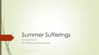 Summer Sufferings: Treatment Options for Hay Fever and Related Conditions