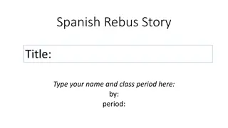 My Rebus Story: Express Yourself in Spanish!