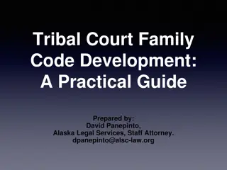 Tribal Court Family Code Development: A Practical Guide