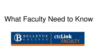 Faculty Support in Transition to ctcLink: Advocates and Agenda