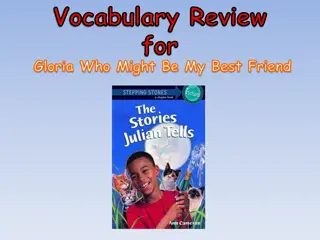 Fun Vocabulary Review for Friends