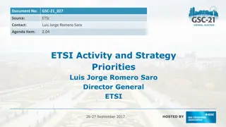 ETSI Long-Term Strategy and Priorities Overview