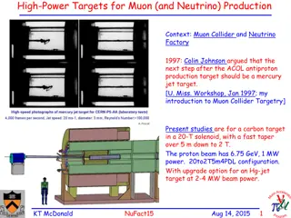 High-Power Targets for Muon and Neutrino Production