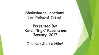 Backpack Camping Skills Shakedowns for Philmont Crews: Locations and Tips