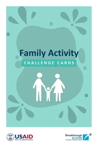 Family Activity Challenge Cards for Fun and Bonding