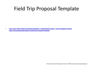 Field Trip Proposal for Local Ecosystem Exploration