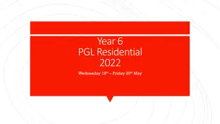 Year 6 PGL Residential 2022 Information