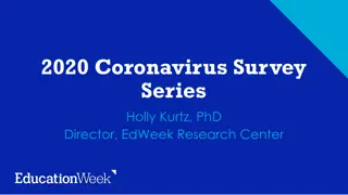 Insights from 2020 Coronavirus Survey Series by EdWeek Research Center