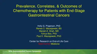 Chemotherapy Utilization in End-Stage Gastrointestinal Cancer Patients