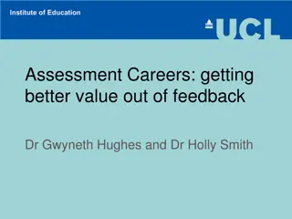 Enhancing Feedback Practices in Higher Education