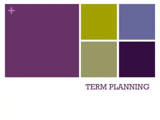 Workshop on Term Planning and Calendar of Events