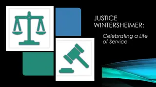 Honoring Justice Donald C. Wintersheimer: A Legacy of Service