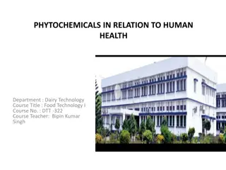 The Impact of Phytochemicals on Human Health and Disease Prevention