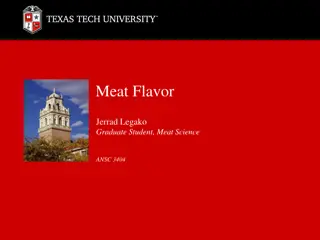 The Importance of Flavor in Meat Science