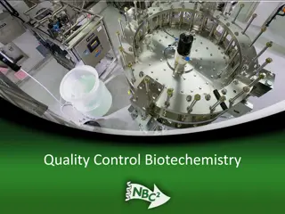 Biochemical Quality Control Processes in Biotechnology