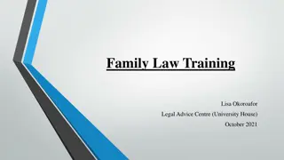 Non-Molestation Orders and Domestic Violence under Family Law