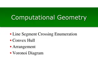 Computational Geometry: Algorithms and Methods in Geometric Problem Solving